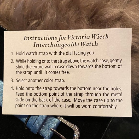 VICTORIA WIECK WATCH WITH INTERCHANGEABLE STRAPS - Picture 6 of 12